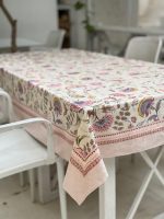 رومیزی مدل باغ رویا | مخمل شانل ضد لک - Image 6