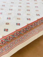 رومیزی مدل ترمه‌نقش | مخمل شانل ضد لک - Image 2