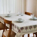 رومیزی مدل دسته گل| مخمل شانل ضد لک
